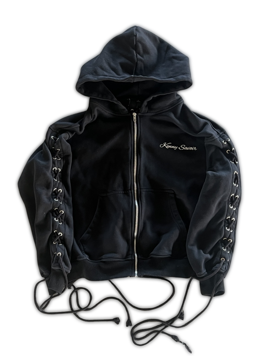 Twisted Zip Hoodie